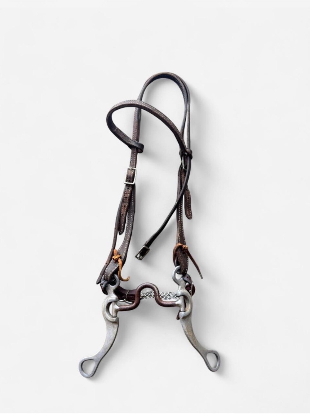 Leather Browband headstall & Bit